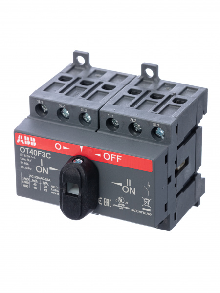 Рубильник ABB трехполюсный40 А