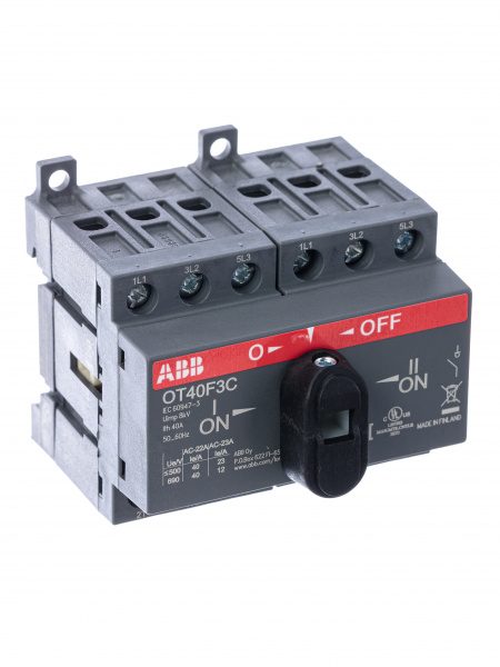 Рубильник ABB трехполюсный40 А